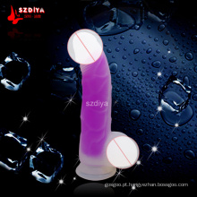 7.5inch não cheiro brinquedo de alta qualidade do sexo do silicone para a fêmea (DYAST395C)